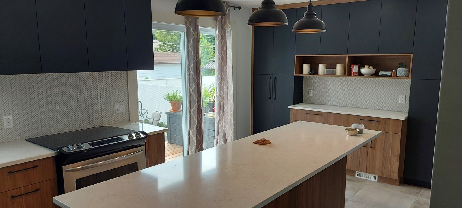 Rénovation complète de cuisine moderne