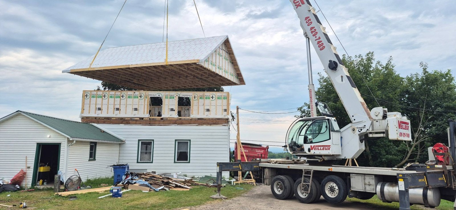 Construction d’un deuxième étage sur une maison de 176 ans